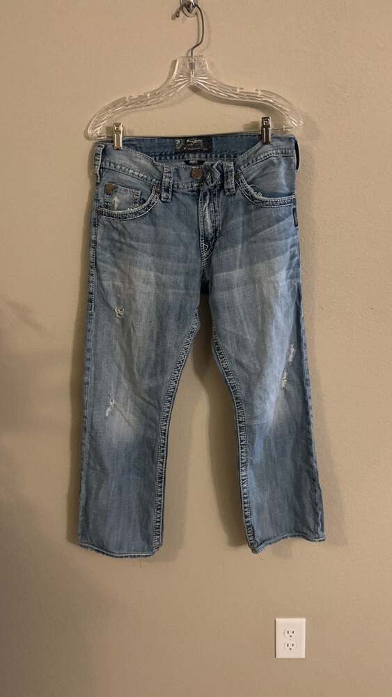 Silver Jeans Co. Men's Zac Relaxed Fit Straight Leg Jeans